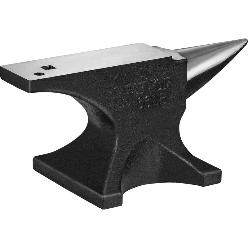 Mophorn - vevor Enclume de Forgeron 30 kg a Une Bigorne Enclume en Acier Moule Table de Travail 263x88 mm Durete 50HRC Style Londonien avec Trou Rond