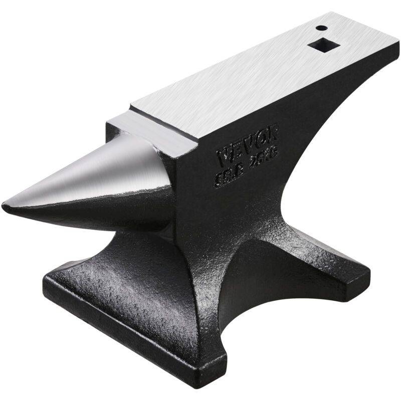SucceBuy, yunque de un solo cuerno, yunque de acero fundido, yunque de cuerno redondo resistente de alta dureza para herrero, herramienta de trabajo de Metal con Base estable