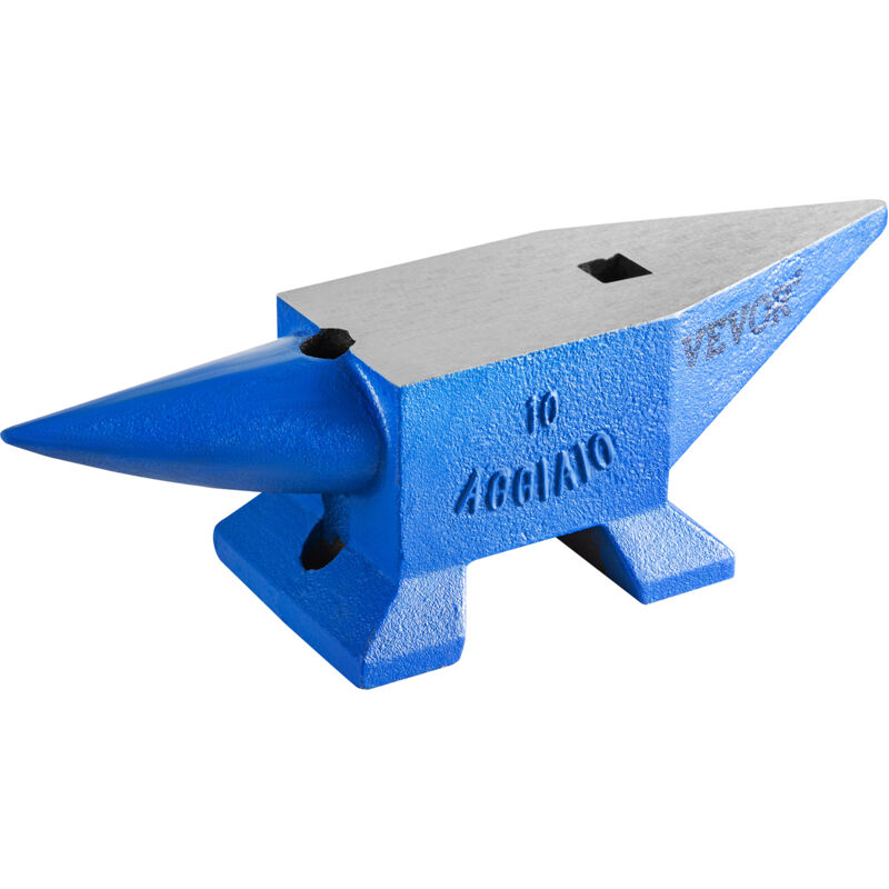 Enclume de forgeron 22lbs(10 kg) Enclume d'acier Noir Forger Riveter Aplatir Former le metal Travail du metal Traitement thermique Bijoutier Marteau