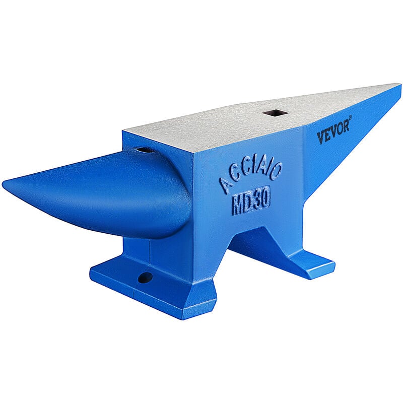 Vevor - Enclume en Metal 66 lb, Enclume bleue, Conception stable, Ideal pour les metallurgistes/les forgerons dans tous les ateliers de metallurgie,