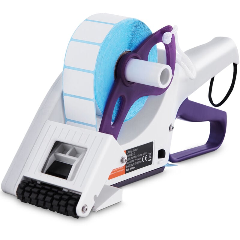 Mophorn - vevor Etiqueteuse Manuelle, Etiqueteuse deAutocollants Portative, Largeur/Longueur deEtiquette 15 a 55 mm/20 a 60 mm Rouleau deEtiquettes