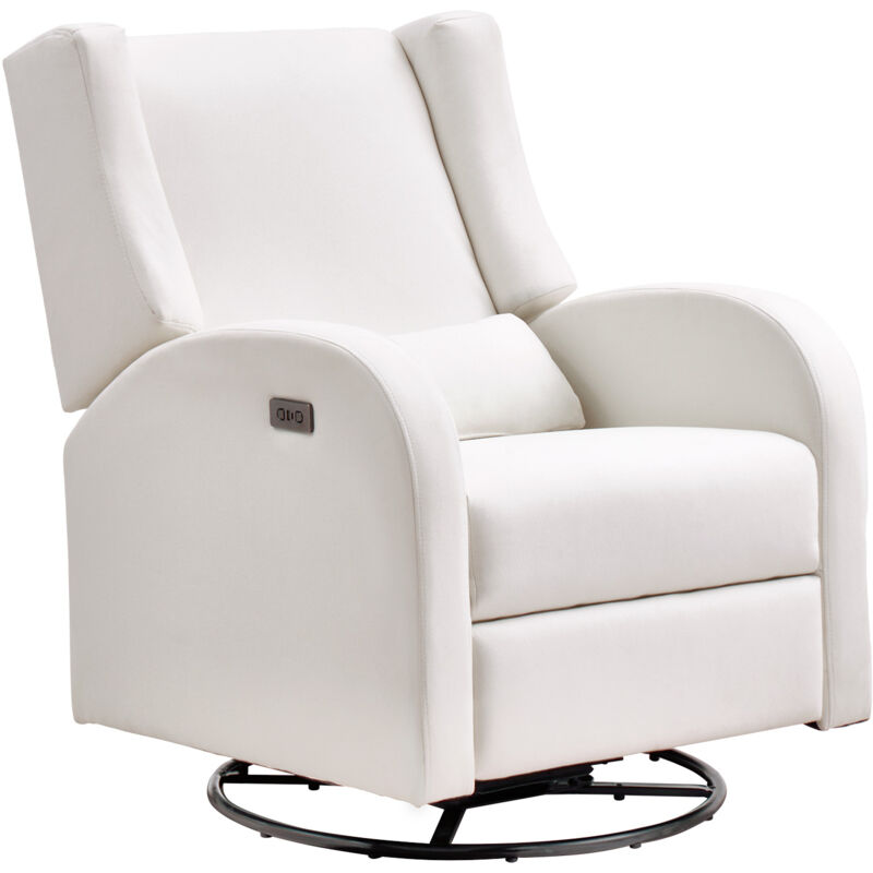 Mophorn - vevor Fauteuil Inclinable Electrique Angle Reglable entre 110° et 165°, Chaise de Relaxation Pivotante Capacite de Charge 113,4 kg, Surface