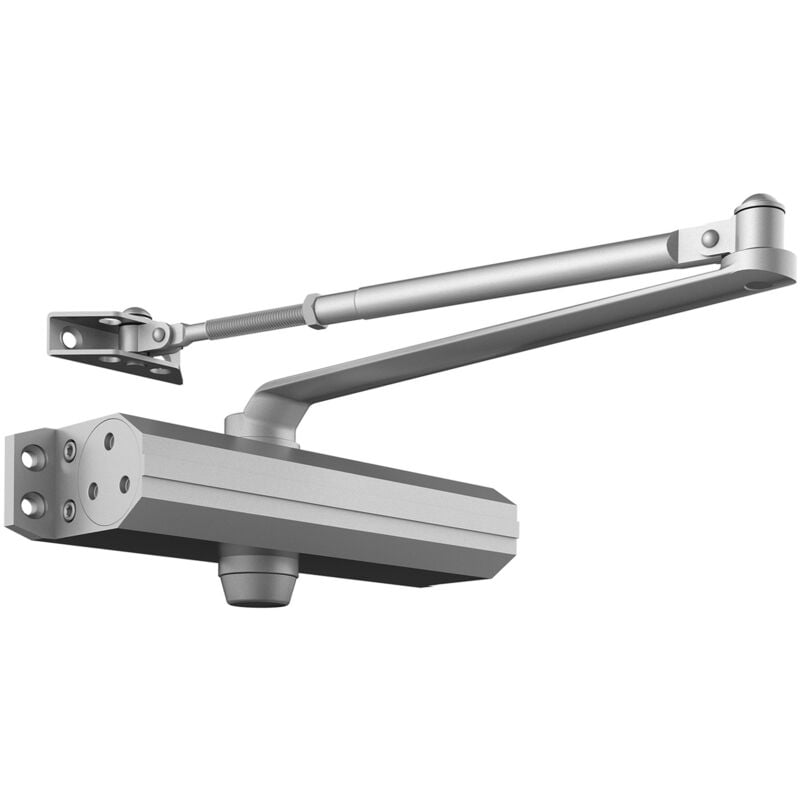 Vevor Ferme-porte automatique, capacite de charge 150 kg,ferme porte a tampon hydraulique taille reglable usage commercial residentiel corps en fonte