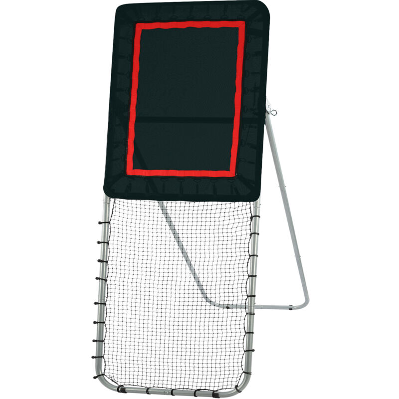 Vevor Filet de Rebond 92 x 244 cm Rebondisseur de Football Crosse Volley-ball Trois Reglages deAngle Cible de Base-ball et Softball Cadre Stable en