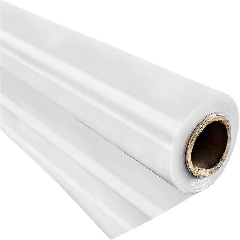 Mophorn - vevor Film a Effet de Serre 2,5 x 7,6 m Film Polyethylene pour Serre 0,15 mm Projets Industriels Residentiels de Construction de Maconnerie