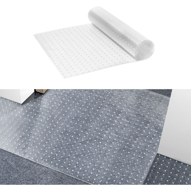 Film de protection de tapis pour animaux de compagnie, 61 cm x 1,83 m, protecteur antiderapant contre rayures de chat pvc, facile a couper,
