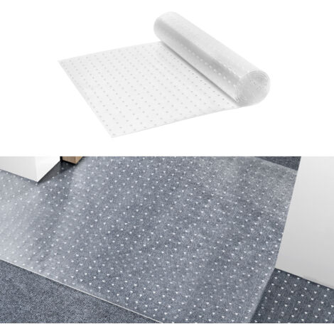 Film Protecteur Antidérapant Pour Tapis – 38 Cm X 1,1 M En PVC Transparent – Protège Des Griffes De Chat Et Des Saletés