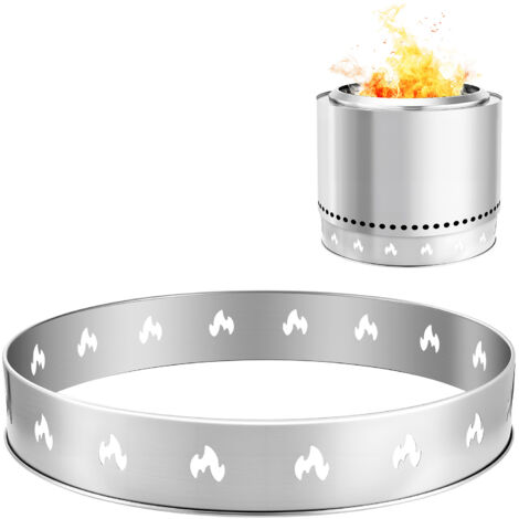 VEVOR Fire Pit Stand for Solo Stove Bonfire, 68.6 cm Smokeless Fire Pit Ring, Stainless Steel Fireplace Stove Ranger Support Frame Accessory, Portable Outdoor Camping Holder Tools for Fireplace
