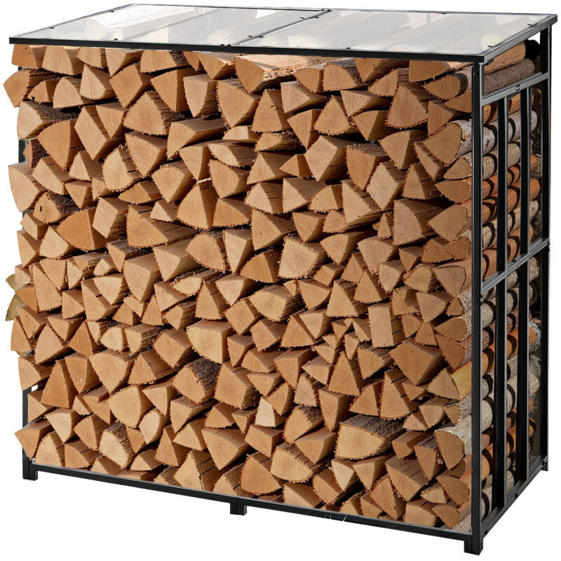 Image of VEVOR Firewood Rack with Sloped Roof,&hellip;