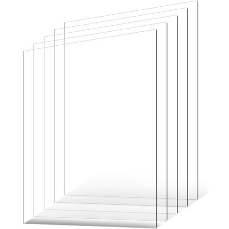 Sourcing Map 10 Fogli Di Plastica Trasparente 30,5 X 20,3 X 0,0 Cm - Foto 9