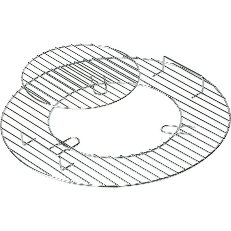 Vevor - Grille de Cuisson 53 cm de Diametre Grille de Barbecue Ronde en Fer Grille Interieure de 29 cm Piece Grille de Rechange pour Barbecue a