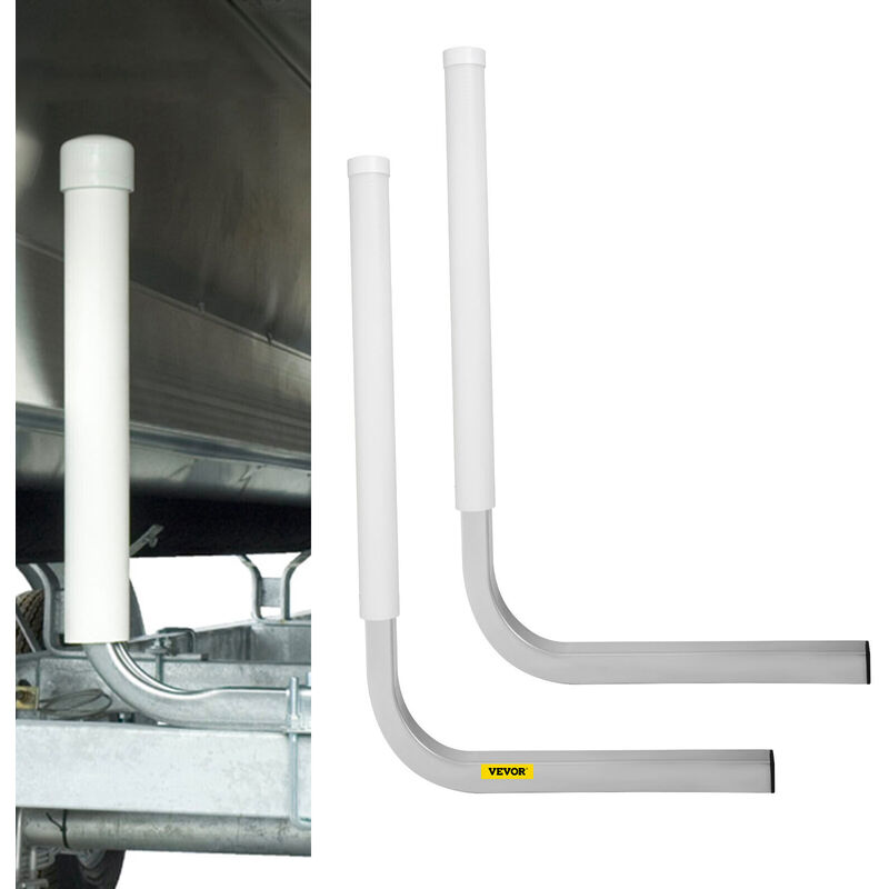 Vevor Guide de Remorque de Bateau 55,9 cm Guide de Poteau de Remorque avec Poteaux en pvc Rails de Remorque de Bateau Conviennent aux Bateaux de Ski,