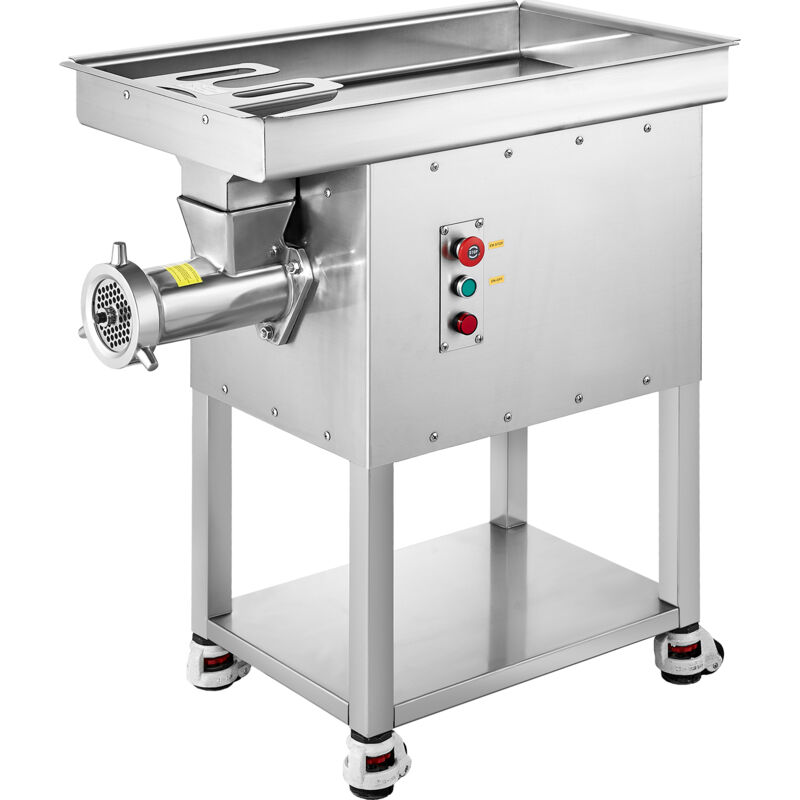 Vevor – Hachoir à viande électrique 2200W – Capacité 10 kg/min – Acier inoxydable avec lames tranchantes – Poussoir à saucisses inclus