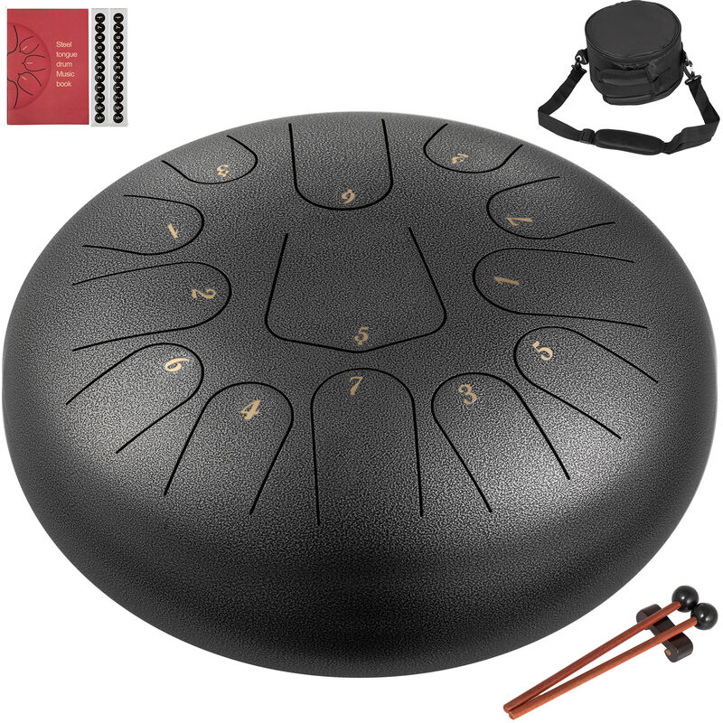Handpan Tamburo di Lingua Musicale in Acciaio 13