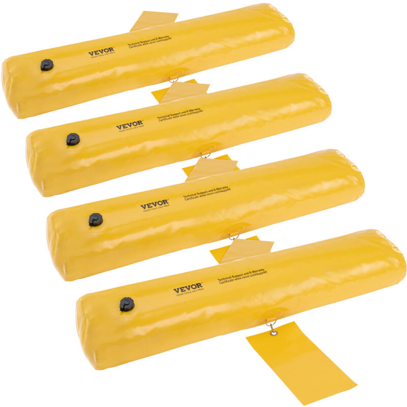 Mophorn - Vevor Hochwasserbarrieren, Sandsack-alternative, Hochwassersäcke, 4er-pack, Hochwasserbarriere Für Zuhause, Wasserbarrieren Für