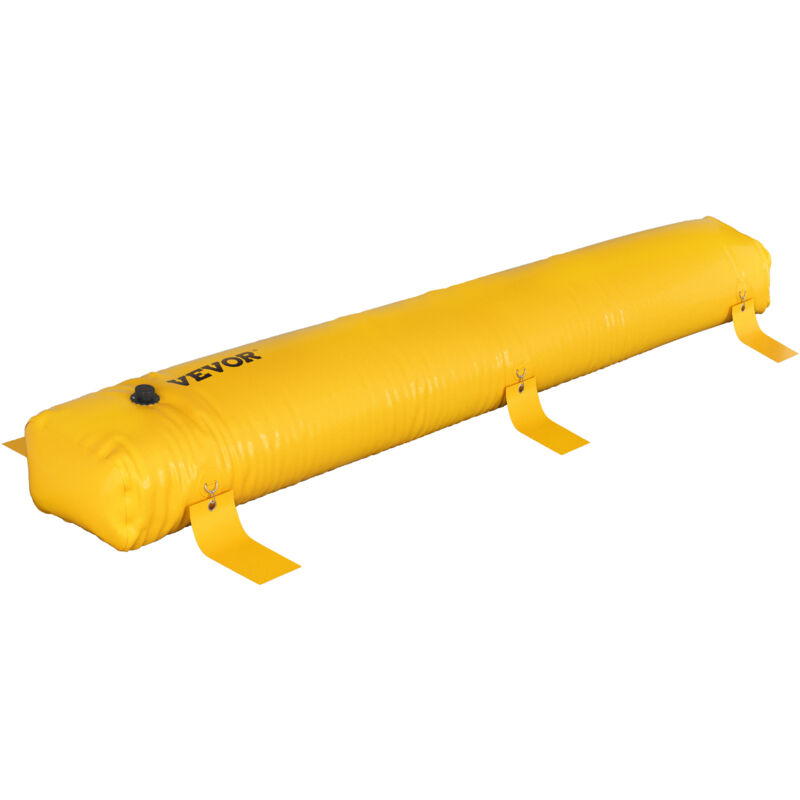 Mophorn - Vevor Hochwassersperre, 12 Fuß Länge X 12 Zoll Höhe Sandsack-alternative, Wassersperre Für Überschwemmungen Mit Großer Wasserdichter
