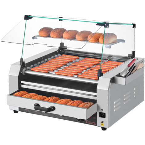 Uimoso Hot Dog Dampfgarer 2-stufig – 37L Brötche Produktbild-Vorschau 5