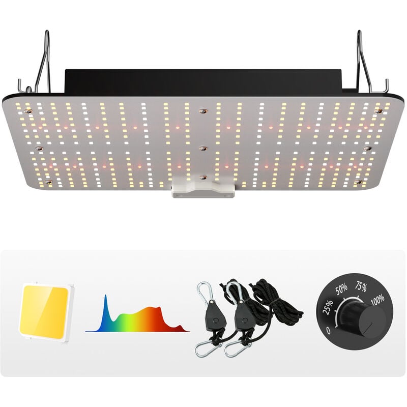 Mophorn - vevor Lampe Horticole de Croissance Plantes led 150 w Panneau Quantum Spectre Complet Haute Performance etanche IP65 ppfd Diodes Samsung