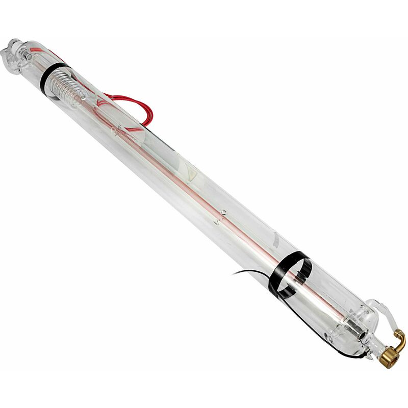 Image of Laser Tube CO2 Laser Tube 50W 800mm per Incisione Laser e Macchina da Taglio - Vevor