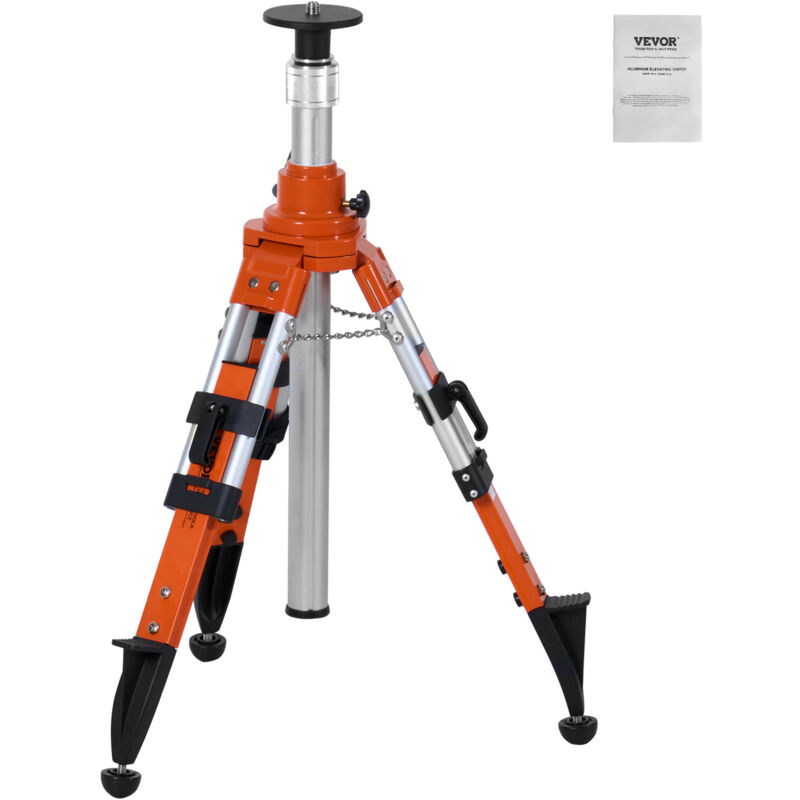 Vevor Laser-wasserwaagen-stativ, 5/8'-11-gewindehalterung, 27, 16-67, 71 Zoll Höhenverstellung, Robustes Vermessungsstativ, Mit Wasserwaage Und