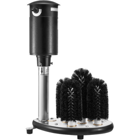 VEVOR Lavabicchieri Elettrica da Cucina Commerciale, Lavabicchieri da Bar 5 Spazzole, Macchina per Pulizia Bicchieri 1200 Tazze/ora, Lavabicchieri da Bar per Bicchieri da Vino Bar Ristorante Cantina