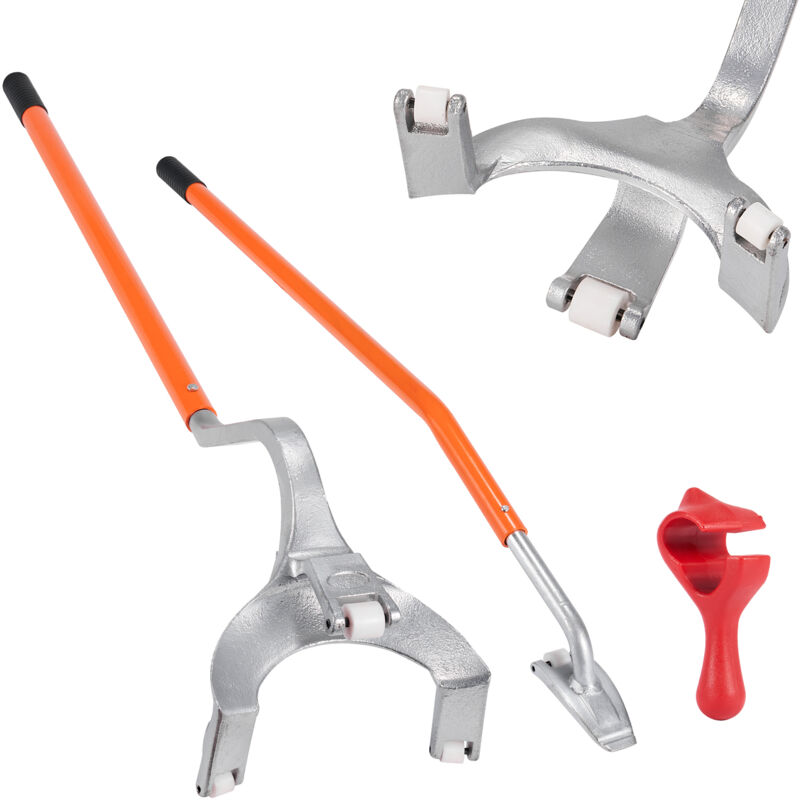 VEVOR Levier Démonte Pneus Poids Lourds Acier Pour Camion Sans Chambre à Air 57,1-62,2cm