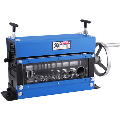 VEVOR Machine a Denuder manuelle Y-001-2L, Pince a denuder manuelle 1-40mm 11 cavites, pour recycler les fils de cuivre/enlever lisolant en plastique et en caoutchouc des fils de ferraille intacts