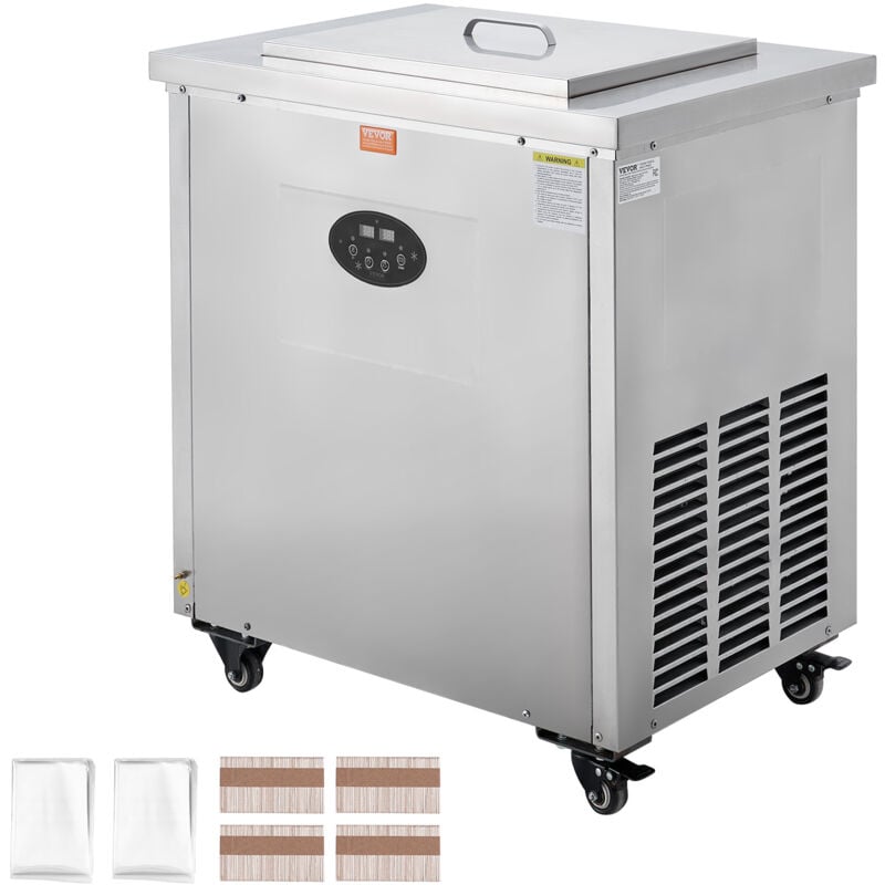 Mophorn - vevor Machine a sucettes glacees commerciale, ensemble de moule simple, machine de fabrication de popsicle 40 pieces, machine a glace en