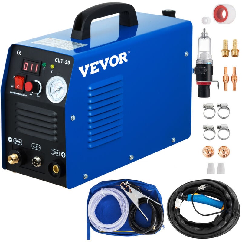 Vevor - Machine de Decoupe Plasma Decoupeur Plasma a Air CUT-50F Poste Plasma a Decouper Coupe 12mm 220V Refroidissement Efficace pour Decouper Acier