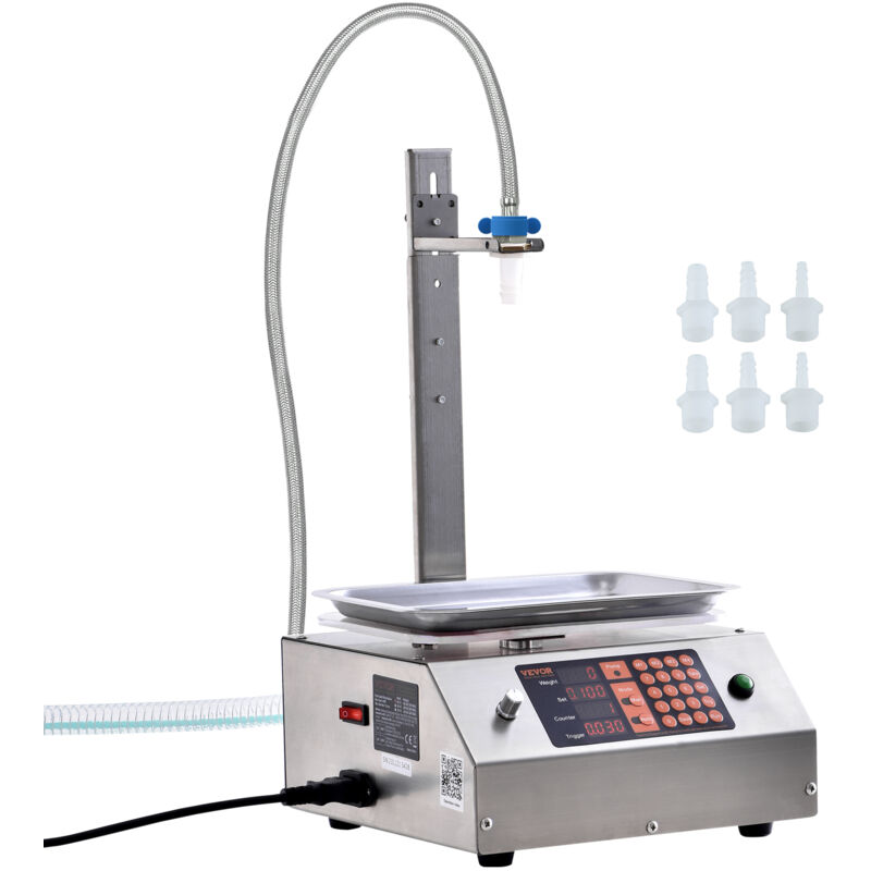 Mophorn - vevor Machine de Remplissage de Liquide Automatique Capacite de Pesee 30-15000 g Remplisseuse de Bouteilles Commande Numerique pour Lait,