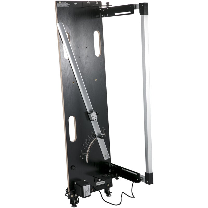 Vevor Machine Decoupe Polystyrene 160W Decoupeuse Mousse 115 cm Coupe-Mousse 42 cm Epaisseur 0-90° 6 Fils Chauffants 0,5 mm 2 Supports Rotatifs pour