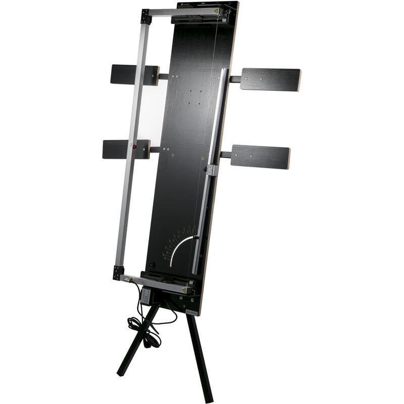 Vevor Machine Decoupe Polystyrene 200 w Decoupeuse Mousse 122 cm Coupe-Mousse 42 cm Epaisseur 0-90° 6 Fils Chauffants 6 Plaques Laterales 1 Support
