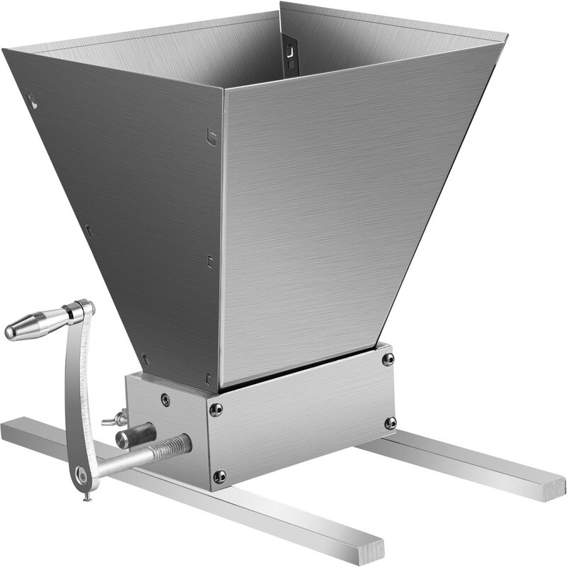 Vevor - Broyeur a Grains Manuel Moulin Manuel Graines Moulin a Cereales en Acier Inoxydable 5 kg Capacite Temie 210x210 mm Rouleaux Reglables 0-1,651