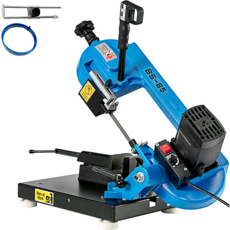 VEVOR Metal Bandsaw 1000W Vertical Metal Bandsaw 0°-45° Metal Band Saw Band Saw Metal Table Top Bandsaw Table Top Metal Band Saw for Metal for Cutting Wood Metal Glass Fiber Plastic