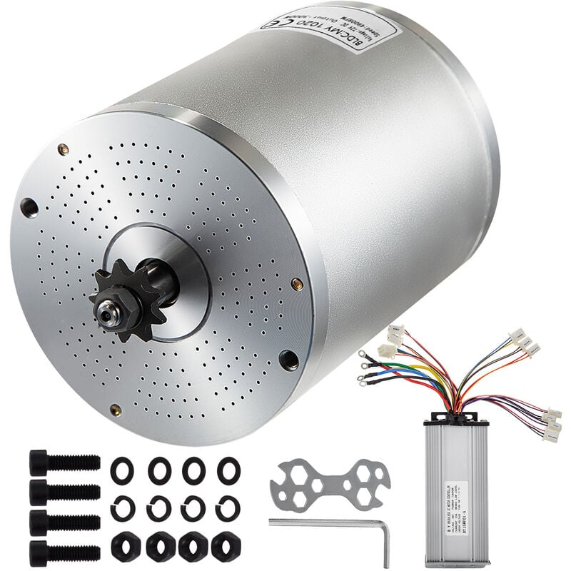 Vevor Moteur sans Balais Moteur Electrique pour voiture electrique/moto electrique/tricycle electrique/voiturettes de golf electrique