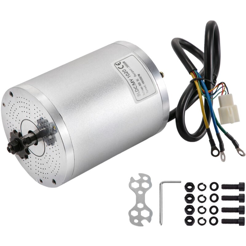 Vevor - Moteur Sans Brosse Moteur Electrique Sans Balai Moteur a Courant Continu Sans Balai pour voiture electrique moto electrique tricycle