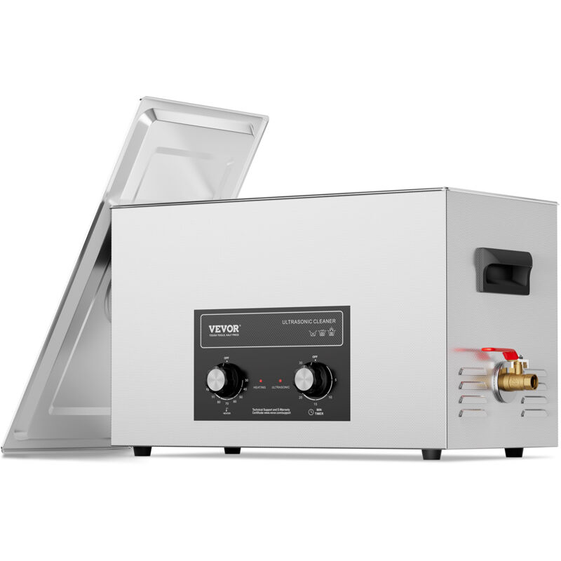 VEVOR 30L Ultraschallreiniger mit Heiztimer und Korb, professionelle digitale Schallkavitationsmaschine, 360 W Reinigungsmaschine für Laborwerkzeuge, Metallteile, Vergaser, Messing, Autoteile