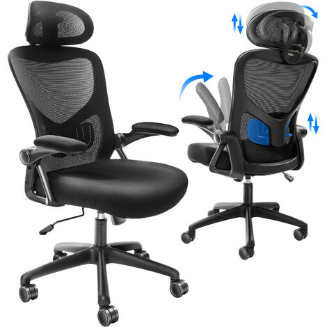 Gymax Executive Office Chair Adjustable Task Chair w/Sliding Seat and 3D Armrest