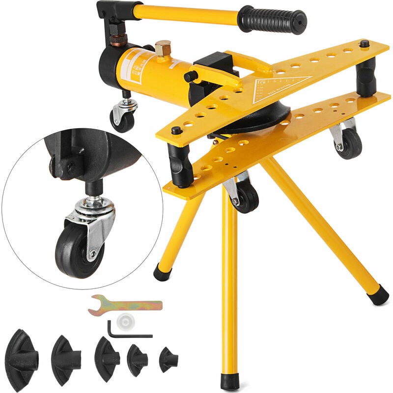 Vevor - Manual Pipe Bender 10T, Pipe Bending Machine SWG-1, Pipe Tube Bender Diametre Exterieur Ø13mm - Ø34mm, Machine Plie les tubes de tous les