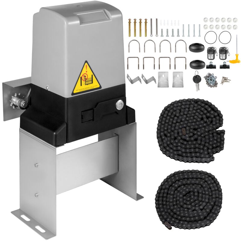 Mophorn - vevor Ouvre-porte coulissant automatique operateur deallee 1500 kg capteur infrarouge portee de telecommande 70 m pour portail maison