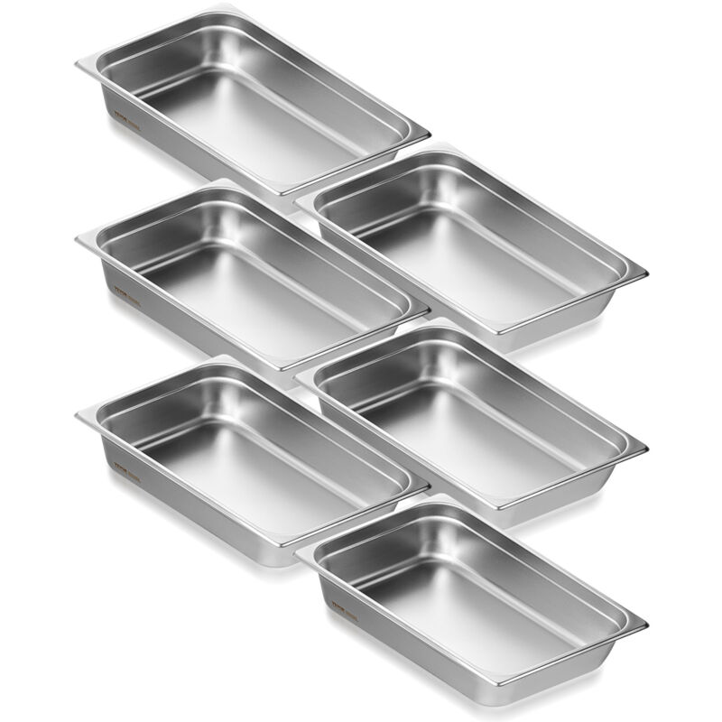 Image of Mophorn - vevor Padelle Pentola a Vapore Anti-Inceppamento di Dimensioni Standard, Padella a Vapore Profonda 101 mm in Acciaio Inossidabile Spessa