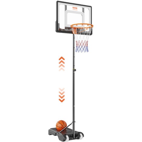 Support de basket-Ball Portable et amovible pour jeunes, support de basket- ball intérieur et extérieur