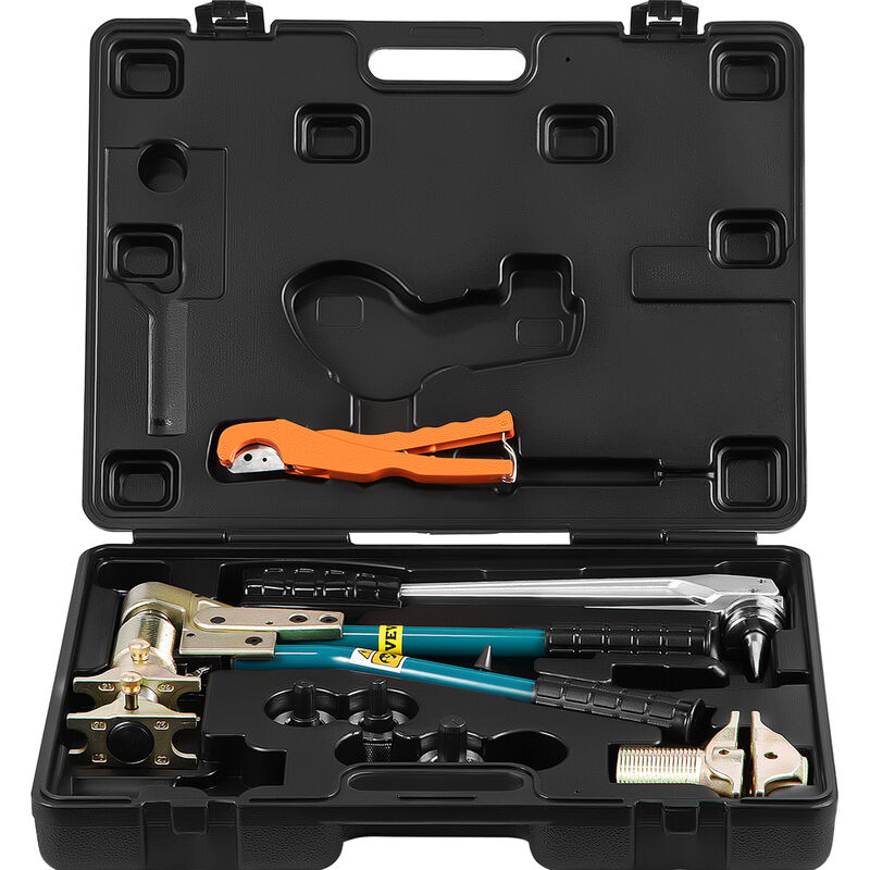 VEVOR PEX-1625 Range 16-25mm PEX Clamping Tool for EHAU System Pipe Clamping Tool Fitting Tool Expander Pulling Clamping Plumbing Tool Kits for 16,