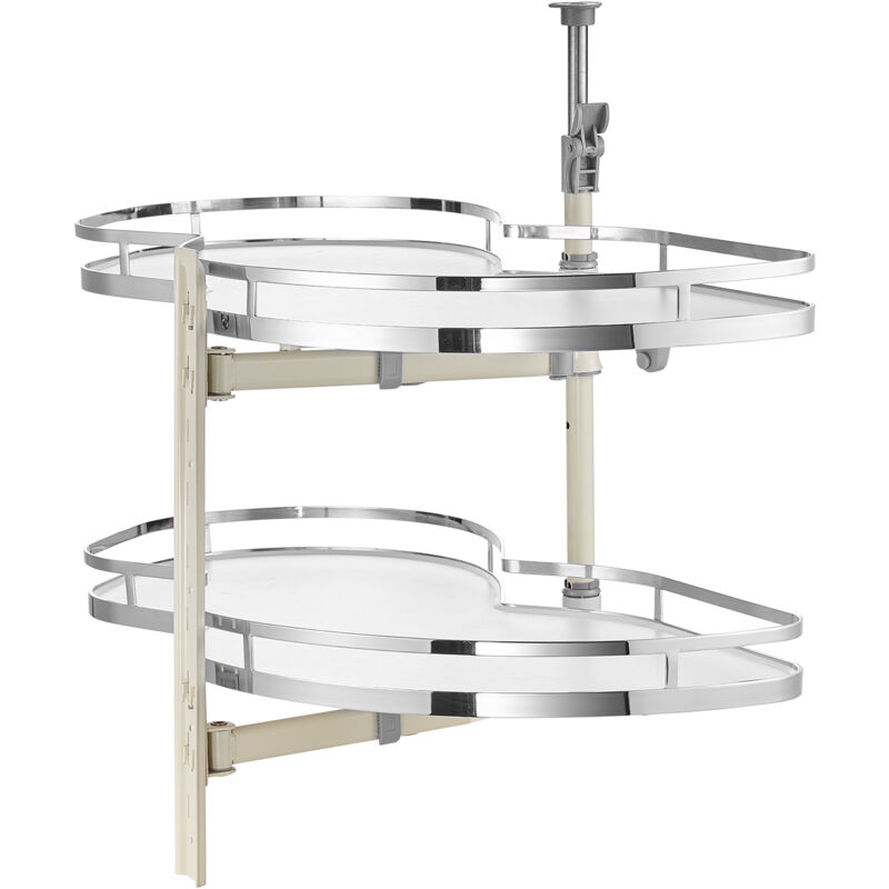 Vevor – Plateau tournant pour meuble d'angle – Étagère pivotante 91,4 cm – Rotation gauche – Installation facile – Accès optimisé aux coins