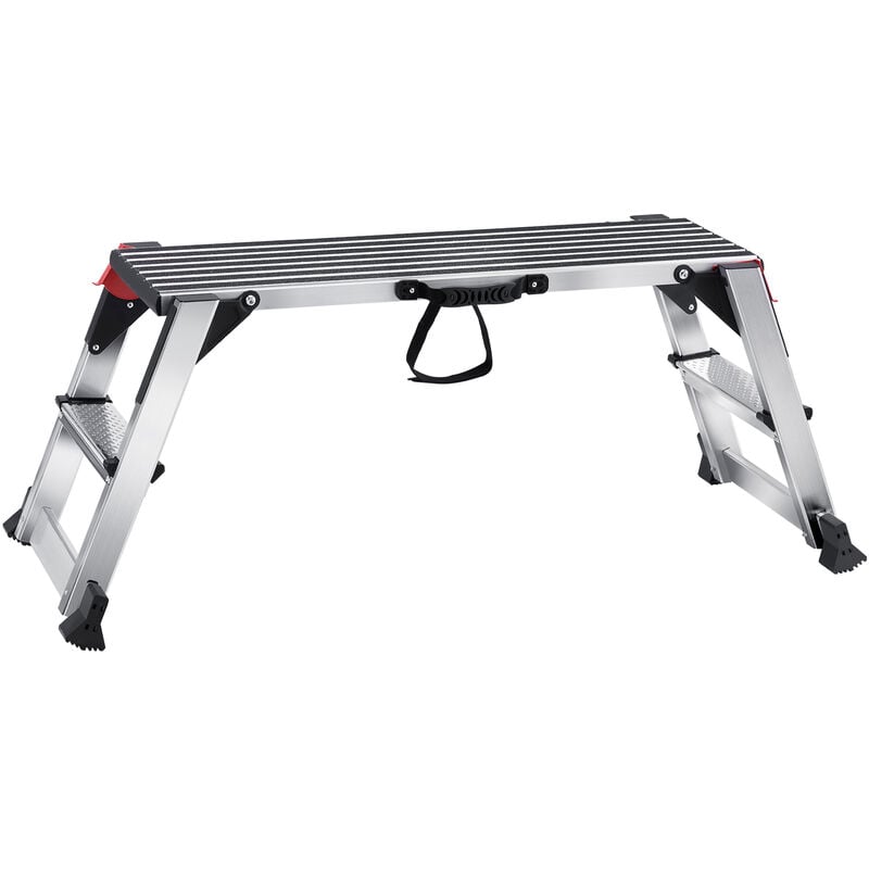 Mophorn - vevor Plateforme de Travail 200 kg Etabli Pliant 100x30x48,7 cm Marchepied en Aluminium Pieds Antiderapants Table de Travail Bricolage de
