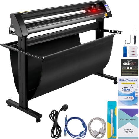 VEVOR Plotter de Decoupe Vinyle 1350 mm Machine Traceur de Coupe