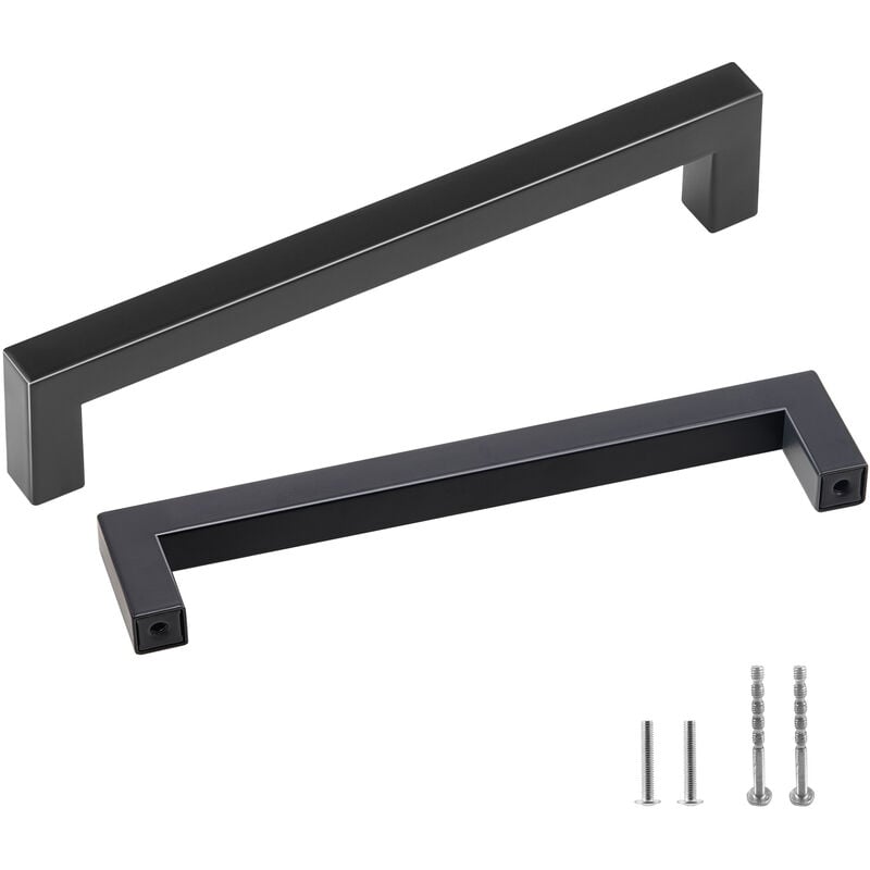 Vevor Poignee de Meuble de Cuisine 30PCS Poignees de Porte deArmoire en Acier Inoxydable Espacement des Trous Centraux 128 mm Poignees de Tiroir