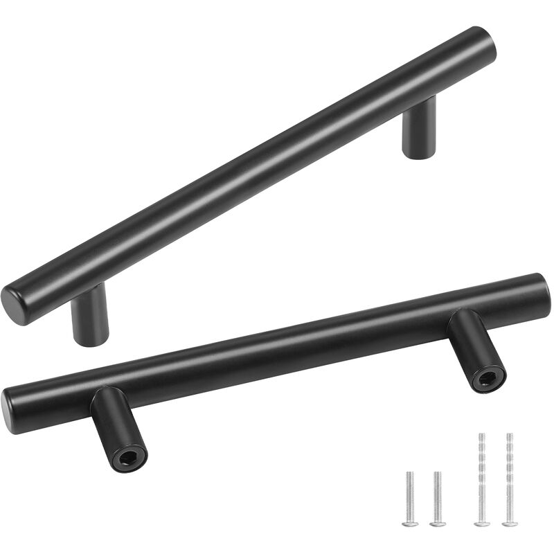 Vevor Poignee de Meuble de Cuisine 30PCS Poignees de Porte deArmoire en Acier Inoxydable Espacement des Trous Centraux 128 mm Poignees Tiroir