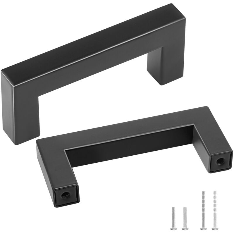 Vevor Poignee de Meuble de Cuisine 30PCS Poignees de Porte deArmoire en Acier Inoxydable Espacement des Trous Centraux 76 mm Poignees de Tiroir