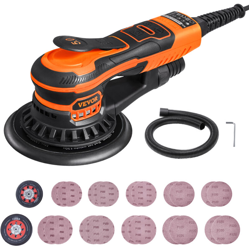 Ponceuse orbitale aleatoire, 127 et 152 mm, ponceuse excentrique electrique